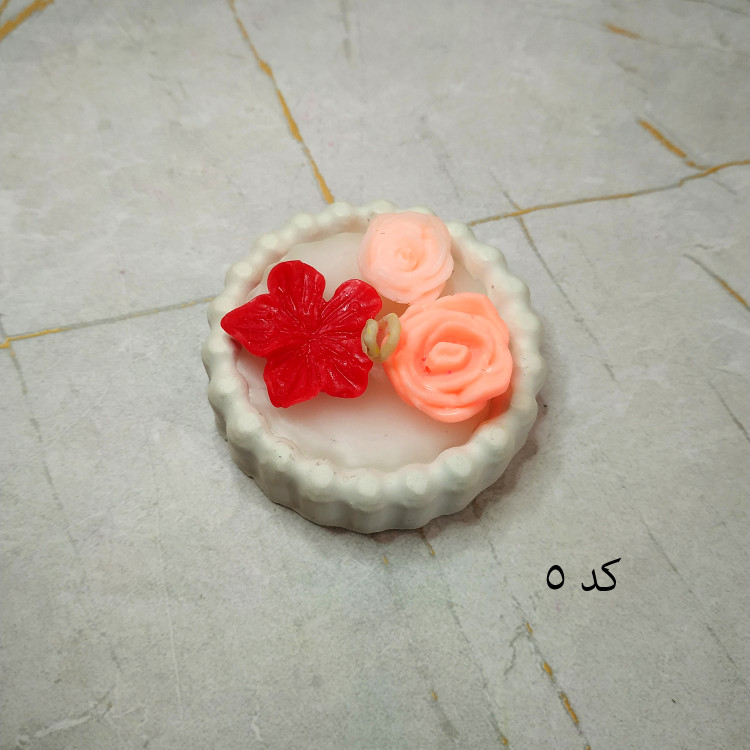 شمع تزئینی گلهای بهاری