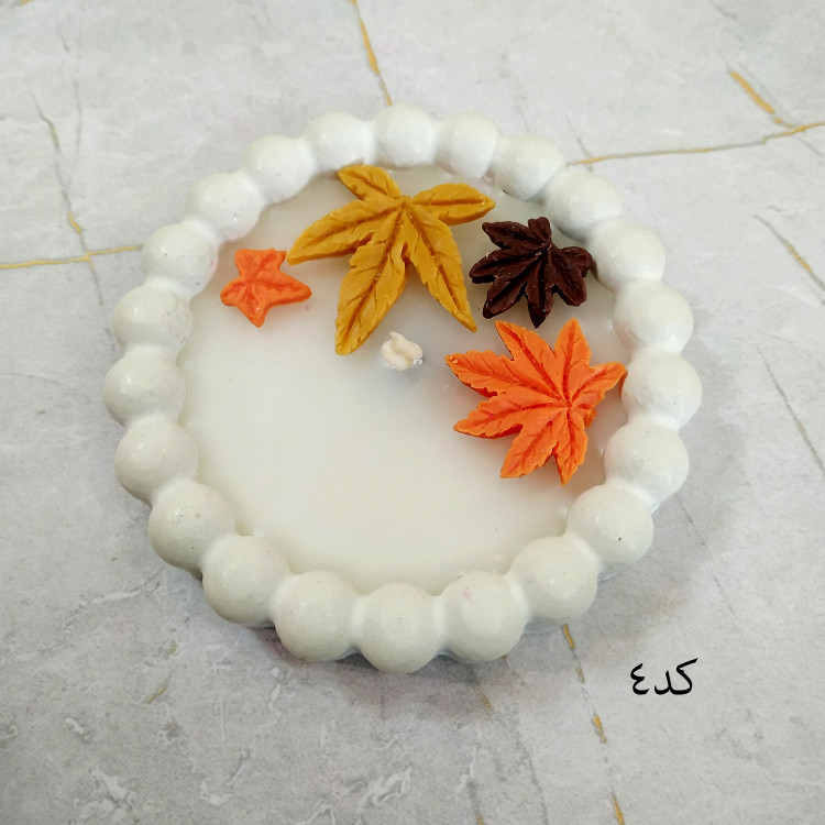 شمع تزیینی برگ های پاییزی