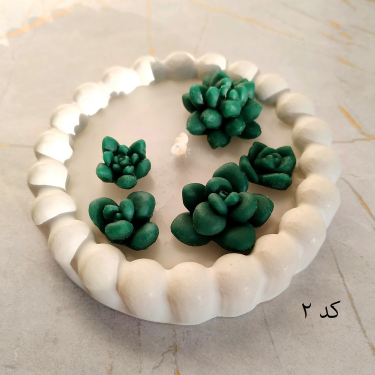 سنگ مصنوعی و شمع کاکتوس مناسب هدیه