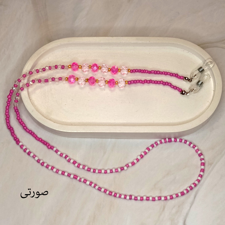 بندعینک کریستالی زنانه دست ساز